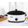 image:imageNESCO 481614 Electric Roaster Oven for Everyday Home Cooking White 6Quart Countertop Roaster with Porcelain Coated Steel CookwellWhite