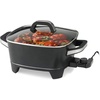 image:imageNESCO ES12 Extra Deep Electric Skillet Black 12 inch 1500 watts12 Inch