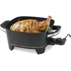 image:imageNESCO ES12 Extra Deep Electric Skillet Black 12 inch 1500 watts12 Inch