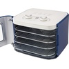 image:imageNESCO FD41B Snackmaster Food Dehydrator for Easy Home Snacks Simple Blue Countertop Dehydrator with 4 Trays