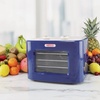 image:imageNESCO FD41B Snackmaster Food Dehydrator for Easy Home Snacks Simple Blue Countertop Dehydrator with 4 Trays
