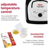 image:imageNESCO FD80A Square Food Dehydrator for Snacks Fruit Beef Jerky 4Tray White Electric Dehydrator with Even Heat DryingDehydrator