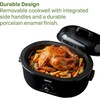 image:imageNESCO MWR1814 Electric Roaster Oven for FamilySize Meals White 18Quart Countertop Roaster with Adjustable Temperature ControlBlack