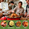 image:imageNESCO MWR1814 Electric Roaster Oven for FamilySize Meals White 18Quart Countertop Roaster with Adjustable Temperature ControlRed