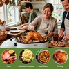 image:imageNESCO MWR1814 Electric Roaster Oven for FamilySize Meals White 18Quart Countertop Roaster with Adjustable Temperature ControlWhite
