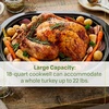 image:imageNESCO MWR1814 Electric Roaster Oven for FamilySize Meals White 18Quart Countertop Roaster with Adjustable Temperature ControlWhite