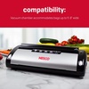 image:imageNESCO VS02 Food Starter Kit with Automatic ShutOff and Vacuum Sealer Bags Black 1825 X 525 X 115Vacuum Sealer