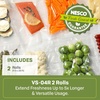 image:imageNESCO VS04R Vacuum Sealer Rolls for Home Food Storage CustomSize 11Inch Bags Compatible with Nesco and Most Vacuum SealersVacuum Seal Rolls