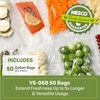 image:imageNESCO VS06B 11 x 16 Bags Compatible Vacuum sealers and Other Brands Dishwasher Safe Tear Resistant Safe to Microwave Boil or Freeze11 X 1575