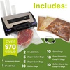 image:imageNESCO VS22LB Premium Vacuum Sealer for Home Food Storage Electric Sealing System with LiquidLock Technology