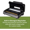 image:imageNesco Deluxe Food VS12 Vacuum Sealer 130 Watts Kit Bags amp Viewing Lid Compact SilverVacuum Sealer