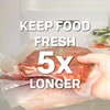 image:imageNesco VS07V Vacuum Sealer Bag Variety Pack BagRoll Combo Clear