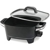 image:imageNESCO ES12 Extra Deep Electric Skillet Black 12 inch 1500 watts12 Inch