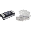 image:imageNESCO VS12 Deluxe Vacuum Sealer with Bag Starter Kit and Viewing Lid Compact Design Silver amp VS07V Vacuum Sealer Bags Variety Pack ClearVacuum Sealer  Rolls