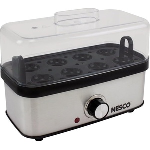 image:imageNESCO EC10 Egg Cooker Stainless SteelBlack 400 watts