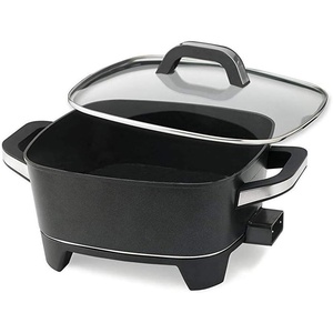 image:imageNESCO ES12 Extra Deep Electric Skillet Black 12 inch 1500 watts12 Inch
