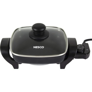 image:imageNESCO ES12 Extra Deep Electric Skillet Black 12 inch 1500 watts8 Inch
