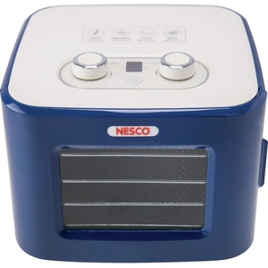 image:imageNESCO FD41B Snackmaster Food Dehydrator for Easy Home Snacks Simple Blue Countertop Dehydrator with 4 Trays