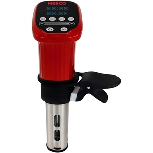 image:imageNesco SVC1000 Sous Vide Precision Cooker with Digital Display and PreProgrammed Cooking Options for Meat Fish Chicken and Vegetables 1000 Watts Red and Black