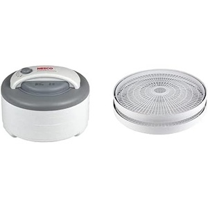 image:imageNesco FD60 Snackmaster Express Food Dehydrator  Nesco LT2SG Snackmaster AddaTray Set of 2Dehydrator  AddATray